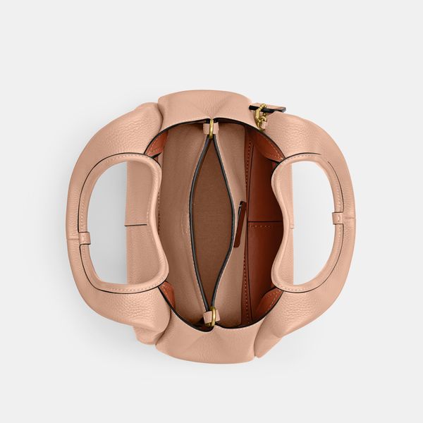 Bolsa Lana Shoulder 23 Coach Nude - coach